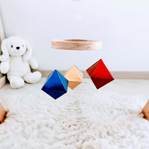 Juguete para bebé móvil de octaedros Montessori